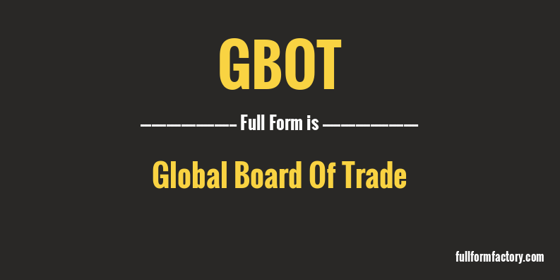 gbot-full-form