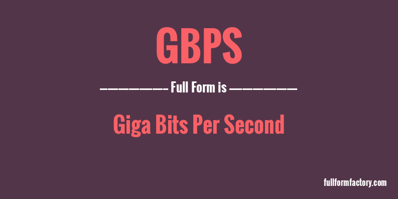 gbps-full-form