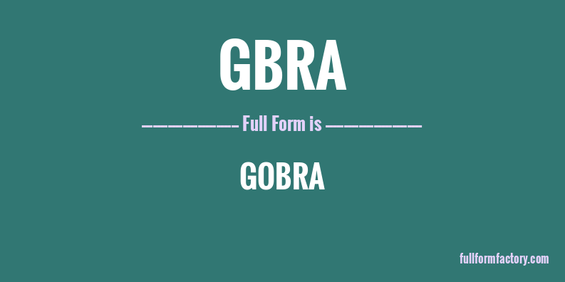 gbra-full-form