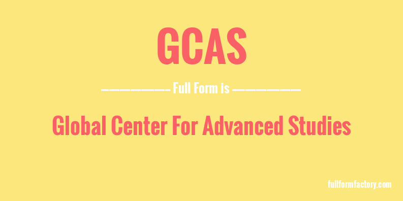 gcas-full-form