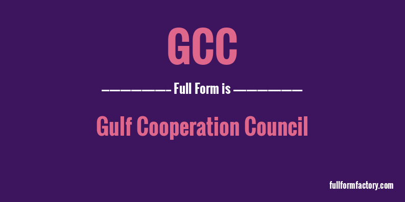 gcc-full-form
