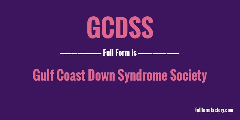 gcdss-full-form