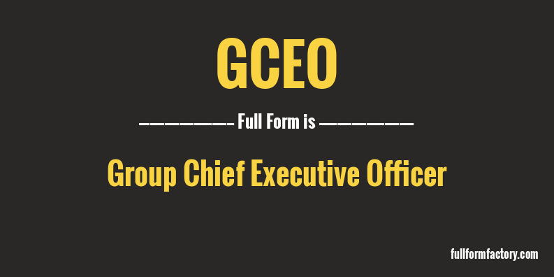 gceo-full-form