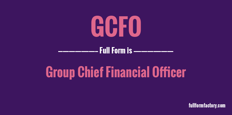 gcfo-full-form
