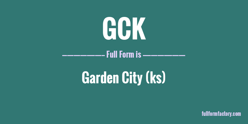 gck-full-form