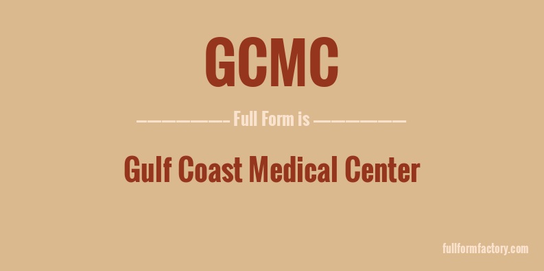 gcmc-full-form