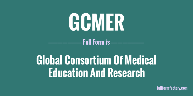 gcmer-full-form