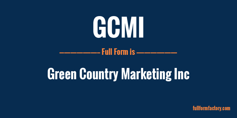 gcmi-full-form