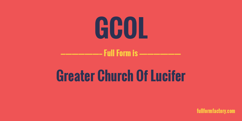 gcol-full-form