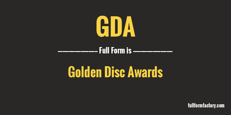 gda-full-form
