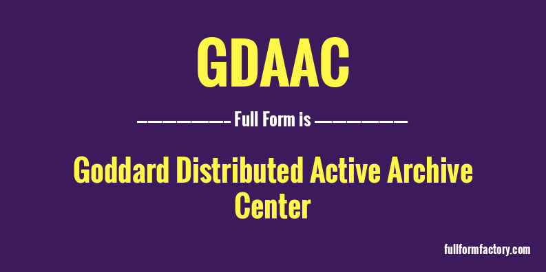 gdaac-full-form
