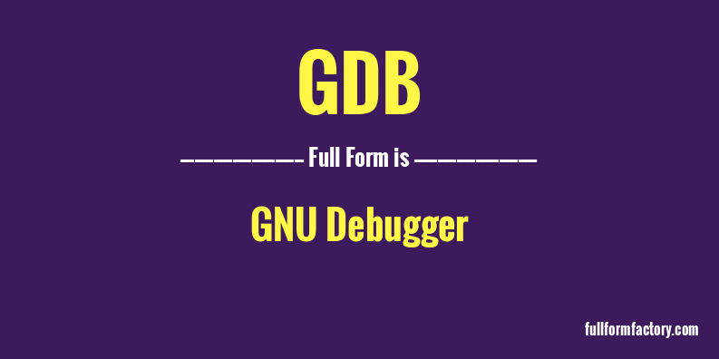 gdb-full-form