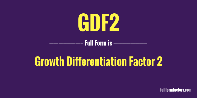 gdf2-full-form