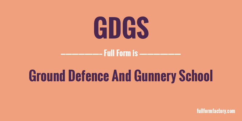 gdgs-full-form