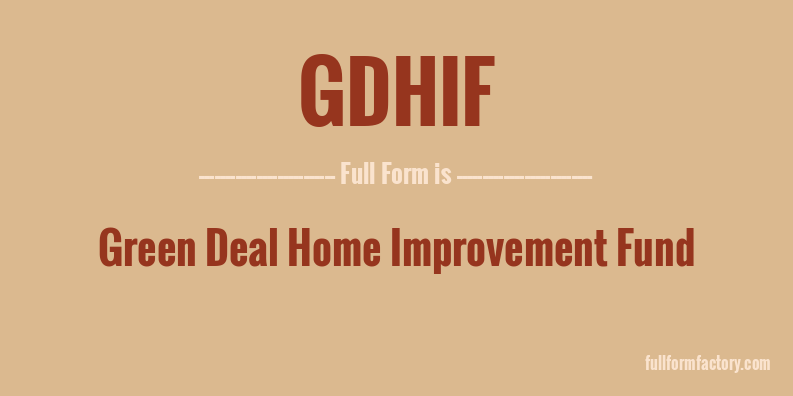 gdhif-full-form