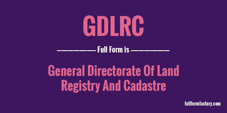 gdlrc-full-form