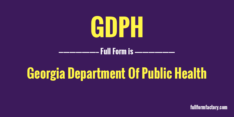 gdph-full-form