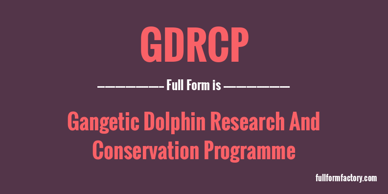 gdrcp-full-form