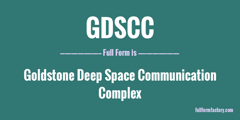 gdscc-full-form