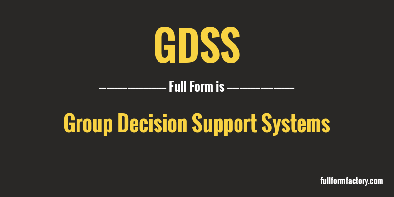 gdss-full-form
