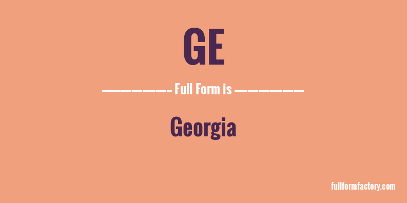 ge-full-form