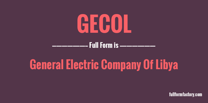 gecol-full-form