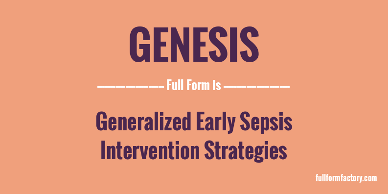 genesis-full-form
