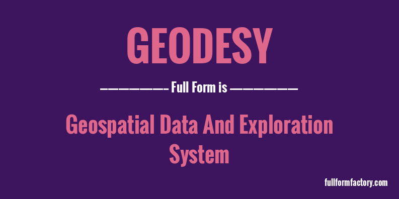 geodesy-full-form