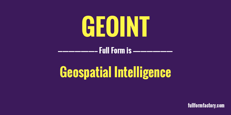 geoint-full-form