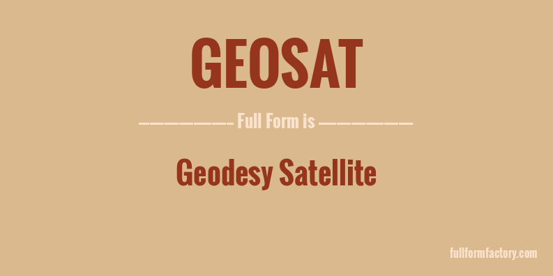 geosat-full-form