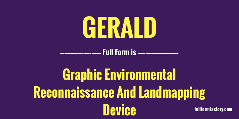 gerald-full-form