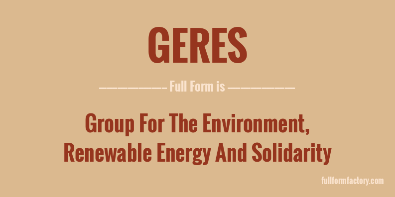 geres-full-form