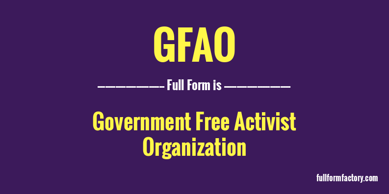 gfao-full-form