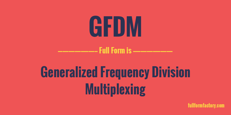 gfdm-full-form