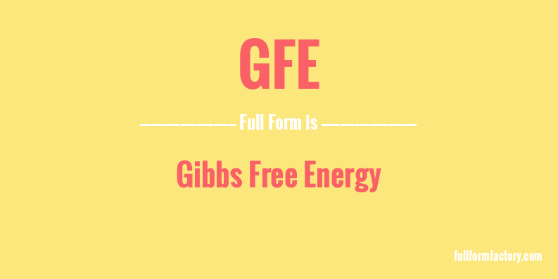 gfe-full-form