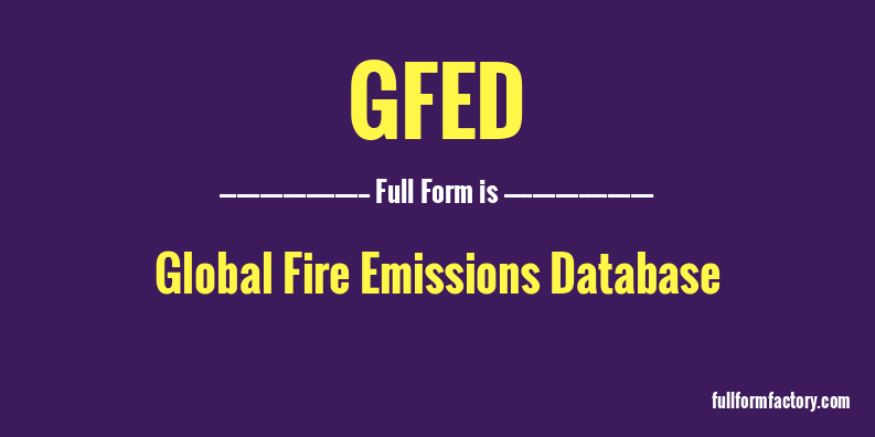gfed-full-form