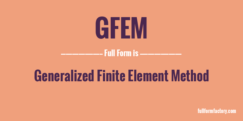 gfem-full-form