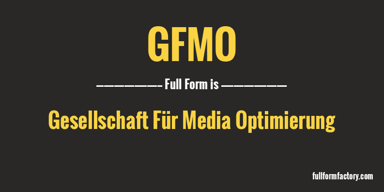 gfmo-full-form