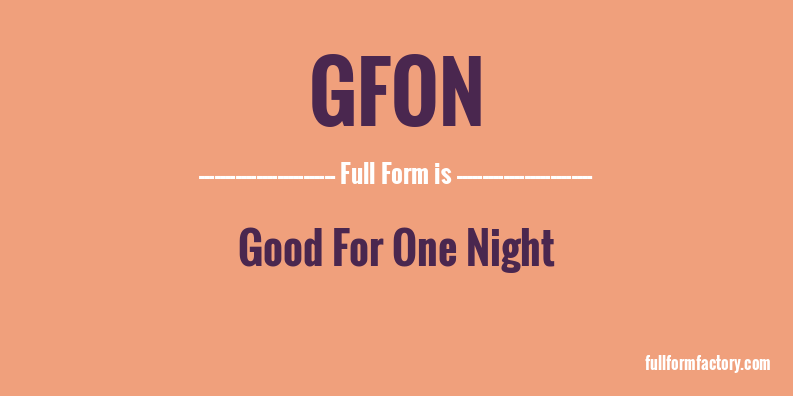 gfon-full-form