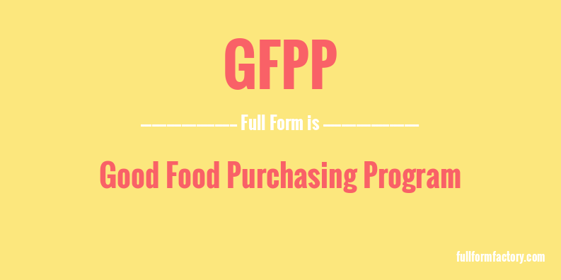 gfpp-full-form
