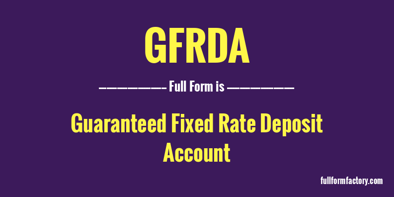 gfrda-full-form