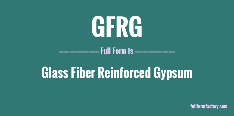 gfrg-full-form