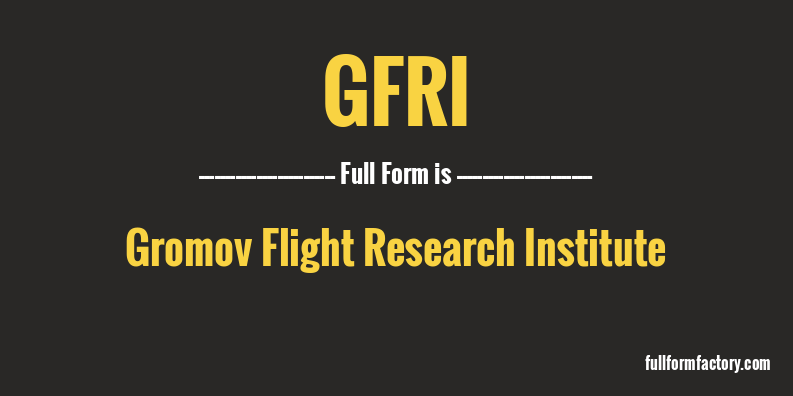 gfri-full-form