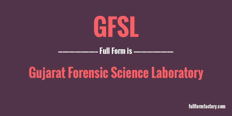 gfsl-full-form