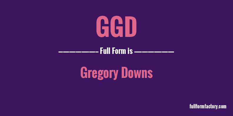 ggd-full-form