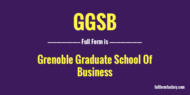 ggsb-full-form
