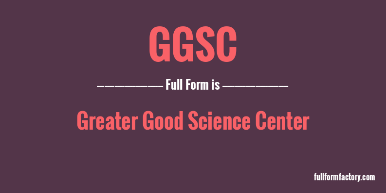 ggsc-full-form