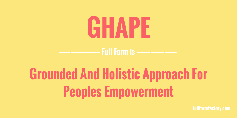 ghape-full-form