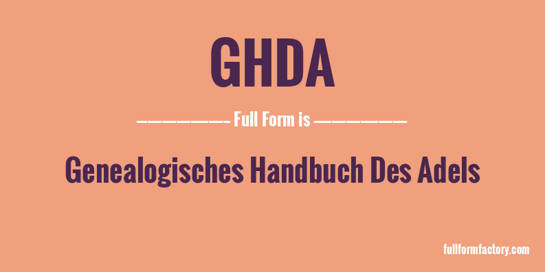 ghda-full-form