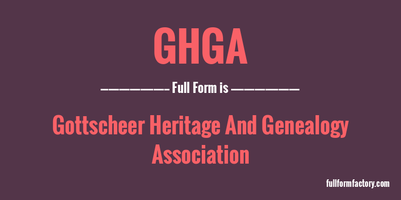 ghga-full-form